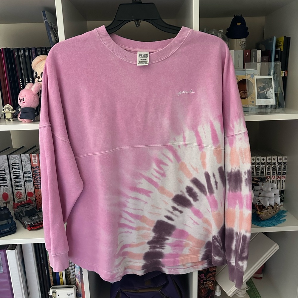 Pink Tie-Dye Sweatshirt